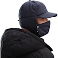 Miniatyrbillede 3 af 5: Vinterhatte til mænd, varme termiske pelshatte, isoleret med vindtætte, snesikre hatte til skiløb, jagt, cykling, vintersport, Trooper-hat (mørkeblå)