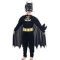 Deluxe Batman-asu lapsille naamiolla - 9–10 vuotta (134–140 cm) 9 years