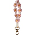 Miniatyrbild 1 av 5: Macrame Daisy Wristlet Keychain, Söt Blomster Nyckelkedjor för Kvinnor Flickor Boho Handgjord Handled Rem Nyckelkedjor