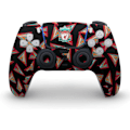 Miniatyrbilde 4 av 4: Fotballklubb Abstrakt Penselkunst Vinyl Frontplate Gaming Skin Dekal Kompatibel Med PlayStation 5 PS5 Digital Edition Konsol&DualSense Controller07