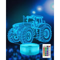 Miniatyrbild 1 av 4: Hologram Controller 3D Nattlampa för Barn, 16 Färger & Fjärrkontroll Dimmer Kontroll Pojke Flicka Videospel Rum Tillbehör som Jul Födelsedagspresent till Barn