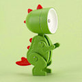 Miniatyrbillede 2 af 4: 3 stk. Kreativ Led Mini Øjenbeskyttelse Natlampe Tegneserie Dinosaur Sammenklappelig Lille Bordlampe, Kawaii Værelsesindretning Dyr Småbørn Natlampe Grøn