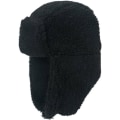 Miniatyrbilde 1 av 2: Vinter Trapper Hat for Menn Kvinner Varm Faux Lammull Øreklaff Aviator Trooper Snø Cap Unisex Russisk Bomber Hat
