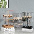 Miniatyrbilde 1 av 5: T-formet smykkeskrin ringoppbevaringsskap displaystativ Black