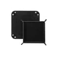PU Leather Key Storage Tray Foldable Organizer for Keys, Jewelry, and Accessories