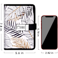 Miniatyrbillede 2 af 5: Journal med lås Kombination Digital 224 Sider Låsbare Hemmeligheder Dagbog, Trykte Blade Design Låsning, 5,1 x 7,4 Tommer, Hvid