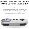 Miniatyrbillede 7 af 10: 2 stk Trådløs USB SNES Controller, kiwitatá 2.4GHz Genopladelig Klassisk SNES USB PC Spil Pad Controller med Modtager til Windows PC MAC & RetroPie