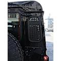 Miniatyrbillede 3 af 4: Til Land Rover Defender 90 110 130 04-18 Aluminiumslegering Sort Bil Bagrude Beskyttelsesplade Dæk Bil Tilbehør