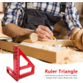 Miniatyrbild 2 av 5: 3D Multi Angle Mätlinjal - 45 90 Graders Triangel Skrivare Vinkelhake Gradmåttslinjal, Gehrungstriangel Linjal Mätverktyg för Ingenjör