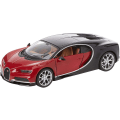 Pikkukuva 1 / 5: 1:24 kokoonpanolinja Bugatti Chiron - Punainen/Musta