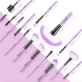 Pikkukuva 5 / 5: Meikkisiveltimet, VANDER Professional 32 kpl Meikkisiveltimen sarja, Meikkisiveltimet Sarja Meikkivoide Blending Kosmeettinen Siveltimen Sarja Kit, Violetti
