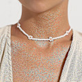 Miniatyrbilde 2 av 5: Fargerike Perler Blomst Choker Halskjede For Kvinner Jenter Boho Choker