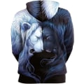 Miniatyrbillede 2 af 3: Herre Langærmet Hoodie Halloween Sjov Crew Neck Sweatshirt med Kængurulomme Jul Flerfarvet 3D Print Jumper Sweater（Størrelse：M） Style05 M