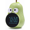 Miniatyrbillede 1 af 5: Børnevækkeur til piger Pære vækkeur med snooze Toddler søvntræningsur til soveværelse Hjemmekontor (Grøn)
