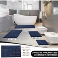 Miniatyrbilde 3 av 5: Badmatter, 17\"x24\", Sklisikre badmatter for bad, absorberende dusjmatter, myke chenille badteppe, lite badematte gulvmatte for badekar