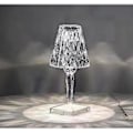 Miniatyrbillede 3 af 4: Italiensk Design Kartell Akryl Natlampe Bordlampe