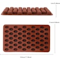 Miniatyrbillede 2 af 5: Chokoladebarforme med forskellige mønstre Velegnet til fest, velegnet til fremstilling af chokolade og is Chokoladesmelteforme 1 stk. (chokoladekerner)