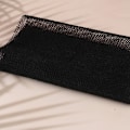 Miniatyrbilde 2 av 9: 2-pakning nettsvamp, bade- og kroppseksfoliering, ryggskrubb for mykere hud Black 30*80cm