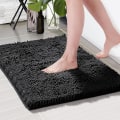 Pikkukuva 1 / 5: Kylpyhuoneen matot, 17\"x24\", liukumattomat kylpymatot kylpyhuoneeseen, imukykyiset suihkumatto, pehmeä chenille-kylpymatto, pieni kylpymatto lattiamatto kylpyammeeseen