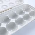 Miniatyrbild 4 av 6: Egg Storage Box, 2 Pieces Egg Box Refrigerator, Plastic Egg Box, Refrigerator Egg Holder, 12 Egg Storage Box, for Egg Storage