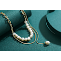 Miniatyrbillede 5 af 5: Halskæder til kvinder Perlehalskæder til kvinder Fashion Vedhæng Halskæde Trendy Choker Kæde Halskæde