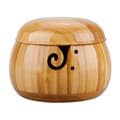 Bamboo Knitting Bowl Yarn Bowl Sewing Supplies Home Knitting Container Handmade Wool Storage Bowl