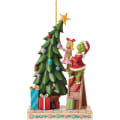 Miniatyrbilde 1 av 5: 2023 Juleakrylhengende ornament, juletrepynt i tre for hjemmet, juleferie, grønt juletrepynt, festgaver, fest F