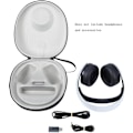 Miniatyrbilde 3 av 5: Hodetelefonbæreveske for PlayStation 5 PULSE 3D trådløst headset, PlayStation 5 3D hodetelefontilbehør vanntett bærbar hard skall oppbevaringsboks