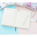 Miniatyrbillede 4 af 5: A5 Kreativ Kodeordslås Dagbog, PU Læder Journal med Kombinationslås Kodeord Notebook Låsning Personlig Dagbog (Stil 2)