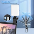 Pikkukuva 3 / 5: Clip Fill Video Light - 80 LED High Power Rechargeable Light, 3 Light Modes for Phone, iPhone, Android, iPad & Laptop, for Makeup