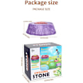 Miniatyrbilde 7 av 9: Stepping Stones for Kids - Sklisikre Sansestimulerende Stepping Stones, Interaktive Hage Steiner, Sklisikre Balanserende Elvesteiner, Fremmer Koordinasjon for Barn A