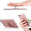 Miniatyrbilde 3 av 5: Finger Ring Holder 360 Rotation Telefonholder Ring Grip Kompatibel med Apple iPhone Xs Max XR X 8 7 Plus 5 5s Samsung S8 S7 4-Pack