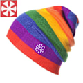 Miniatyrbilde 2 av 5: Utendørs Regnbue Ski Lue Regnbue Vinter Skid Lue Varmt Hodeskallehette For Herr Dame 1st Rainbow