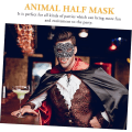 Miniatyrbilde 3 av 5: 4 stk leopard pvc maske Halloween maske maske maske for kvinner Halloween blondemasker cosplay kostymer maske masker maske dekor delikat dyremaske