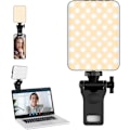 Pikkukuva 1 / 5: Clip Fill Video Light - 80 LED High Power Rechargeable Light, 3 Light Modes for Phone, iPhone, Android, iPad & Laptop, for Makeup