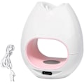 Miniatyrbild 1 av 5: 16W Nageltorkare UV-LED-lampa Bärbar Knapp UV-LED-lampa Nagelkonstverktyg Rosform Nageltorkare för Gellack Manikyr (vit