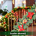Miniatyrbilde 4 av 5: Julepeis Kunstig Juletrekrans (rosa) 1 stk bd