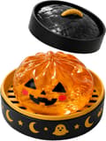 Halloween Spooky Ghost Dumpling, Dumplings Squish med dampkoker Stressballer Stresslindrende Fidget Sensorisk for Høytider og Bursdagsgaver