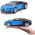 Miniatyrbillede 3 af 5: 1:24 Special Edition Bugatti Chiron - Blå