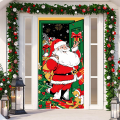 Miniatyrbild 1 av 5: Jul Snögubbe Dörrskydd God Jul Dörrdekorationer Vinter Snögubbe Bakgrund Banner för Entré Veranda Jul