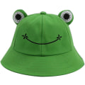Miniatyrbild 2 av 5: Groda Bucket Hat för kvinnor/män, hopfällbar lätt solhatt för sommar vår, bredbrättad grodhatt för vuxna, tonåringar, barn