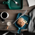 Miniatyrbilde 3 av 4: Matfat Non-stick varmeisolerende keramisk kjøkkenplate for hjemmefest - Hvit