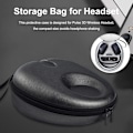 Miniatyrbild 5 av 5: Hörlursfodral för PlayStation 5 PULSE 3D trådlöst headset, PlayStation 5 3D hörlurstillbehör Vattentät bärbar hård skal förvaringslåda