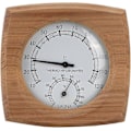 Miniatyrbild 1 av 5: Termometer/hygrometer, inredning trä 2-i-1 för bastu bastu termo-hygrometer termometer