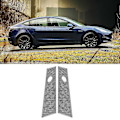 Miniatyrbild 2 av 3: B-stolpar Dekaler Kolfiber för Tesla Model 3 2019-2022