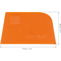Miniatyrbild 2 av 4: Plastskrapa Kittspackel Spatel Spreader Utjämningsverktyg för Färgväggbehandling Vindruta 5,5\" Orange 2 st