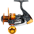 Miniatyrbillede 3 af 4: Fiskehjul - 12+1 BB, let og glatte spinnerehjul, kraftig kulfiberbremse, saltvands- og ferskvandsfiskeri