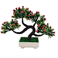Miniatyrbilde 1 av 4: Kunstig Blomst Tre Plante Potte Bonsai Hagefest Skrivebordsmøbler Dekor Q