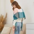 Miniatyrbilde 5 av 5: Chalier Fashion Dame Sjal og Sjal Vinter Dame Skjerf Teppe Sjal for Kvinner Tartan Sjal Dame Gaver