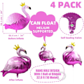 Miniatyrbillede 4 af 5: Crown Flamingo Balloner Festartikler